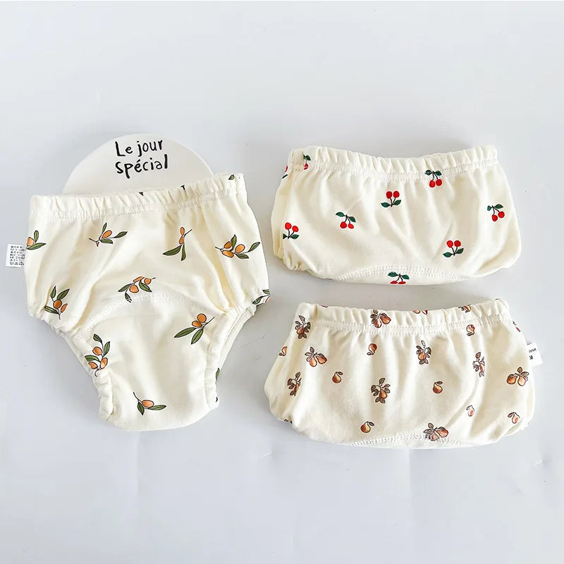 Reusable Cloth Diapers, 3-Pack Washable Training Pants