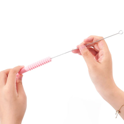 Molar Straw Baby Teether With Brush - PAMU8