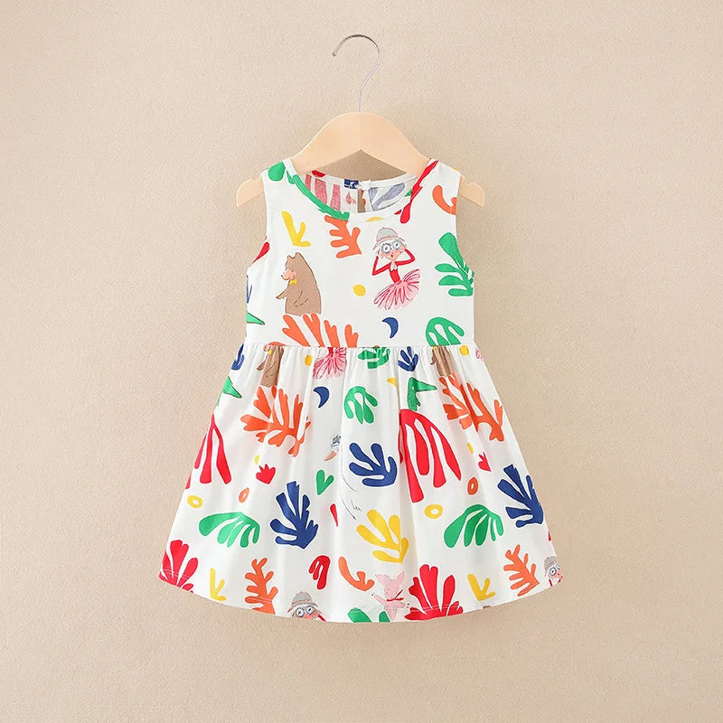 Girls Floral Summer Dress