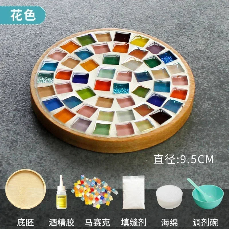 Handmade DIY Mosaic Cup Mat Toys