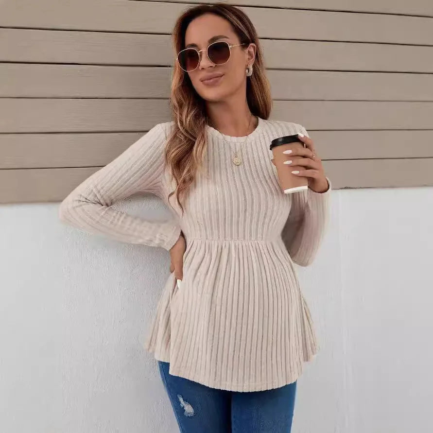 Autumn Maternity Top