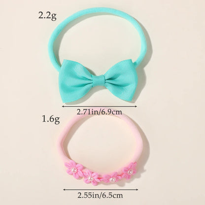 Ribbon Bows Flowers Headband