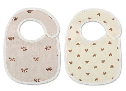 2pcs Waterproof Baby Bibs