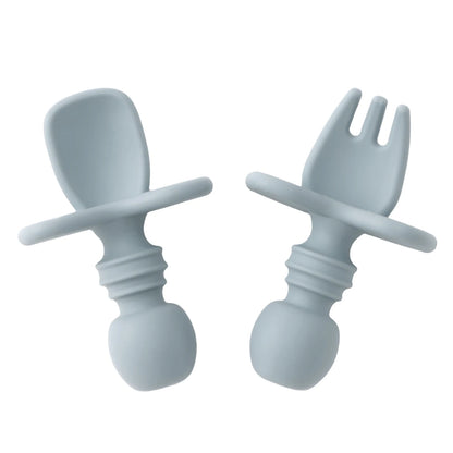 Silicone Baby Fork Spoon Set