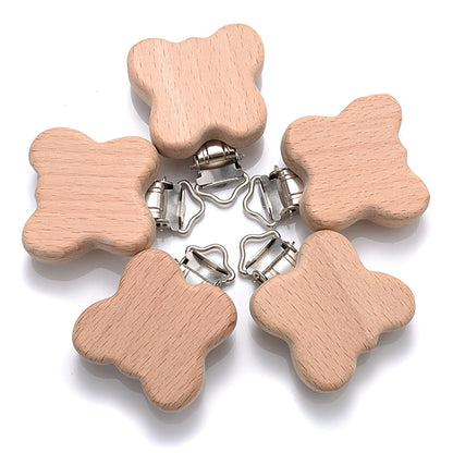 Wooden Animal Pacifier Clips Holder - PAMU8