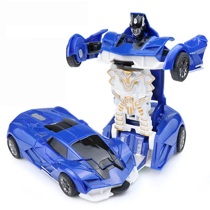 Mini 2 In 1 Car Toys  Robot Car