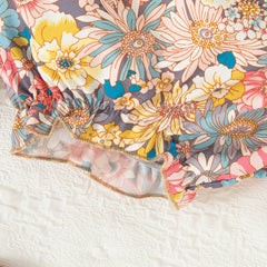 Flower Print Baby Girl Set