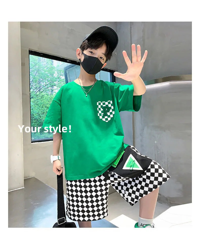 Summer Boys Fashion Outfit Set