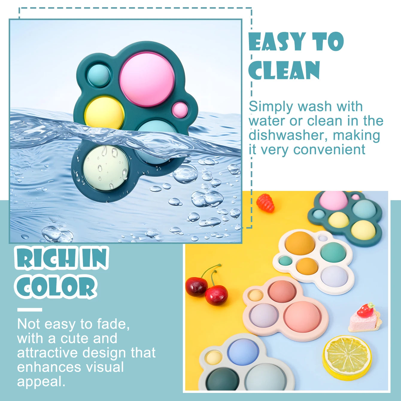 Kids Finger Press Teething Toys
