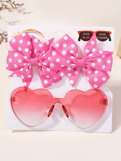 Headwear sunglasses set