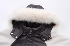 Wool Lined Infant Down Romper