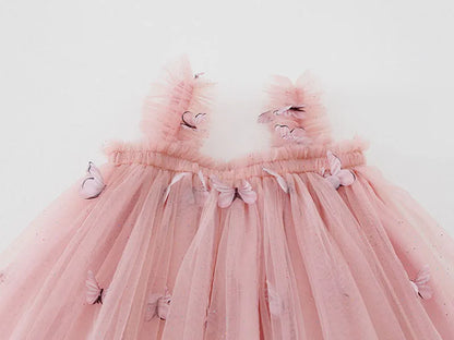 Girl's Sweet Mesh Gown