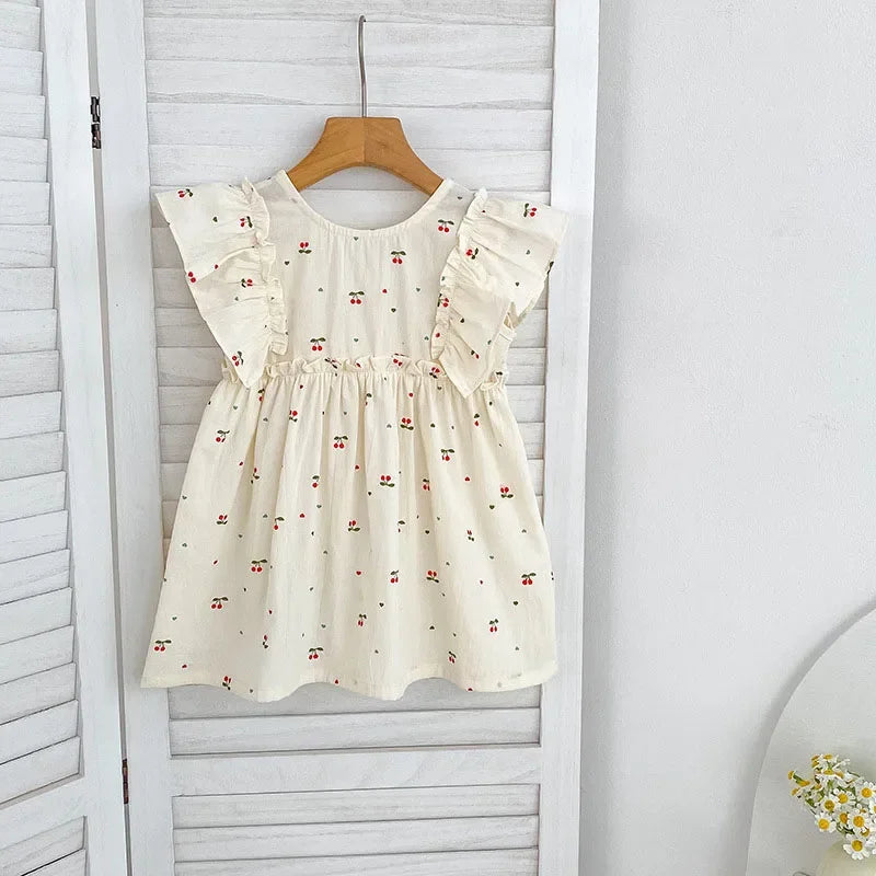 Cherry Girls Bow Jumpsuit