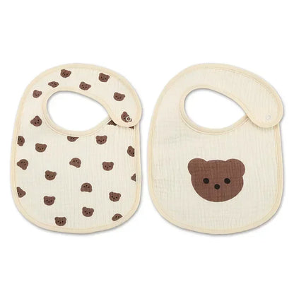 2pcs Waterproof Baby Bibs