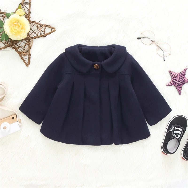 Woolen Winter Baby Girl Coat