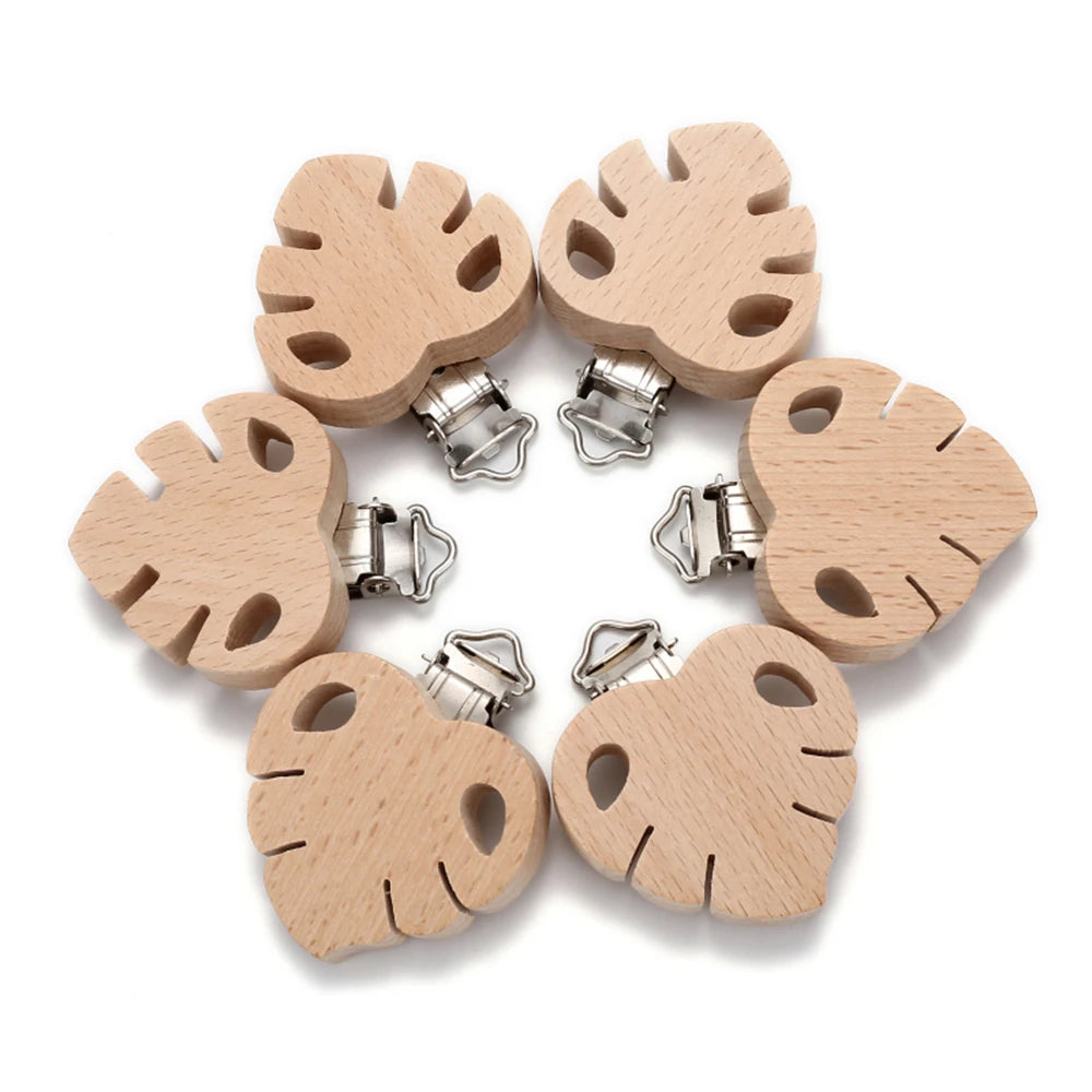 Wooden Animal Pacifier Clips Holder - PAMU8