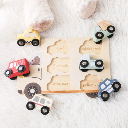 Wooden Animal Puzzles Baby Toys
