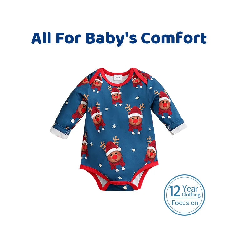 Christmas Reindeer Print Jumpsuit