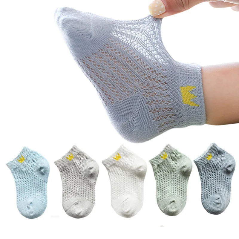 Baby Soft Cotton  Breathable  Mesh Socks - PAMU8
