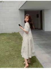 Pregnacy Bowknot Dress