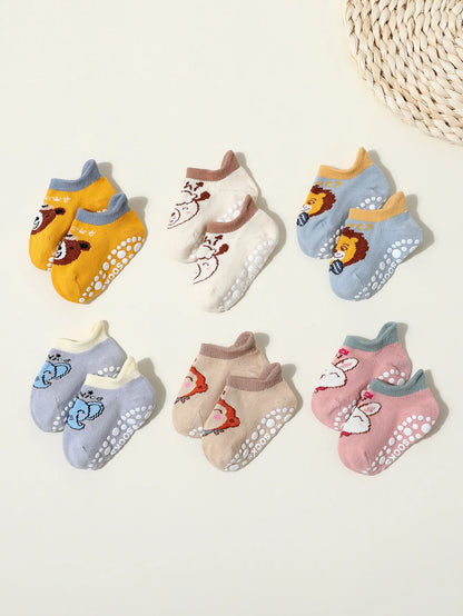 Kids Cartoon Animal Pattern Cute Socks - PAMU8