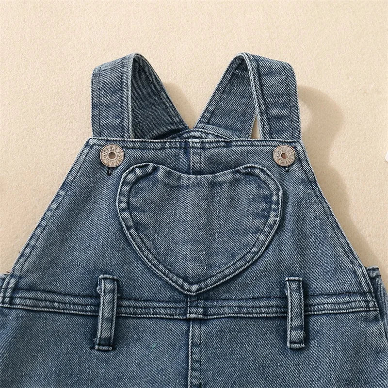 Baby Girl Denim Romper