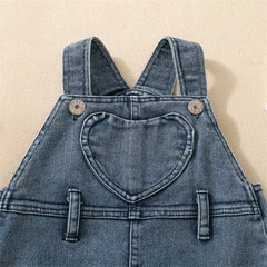 Baby Girl Denim Romper