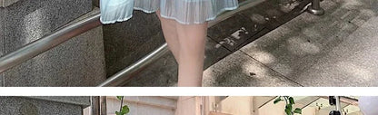 Necklace Petal Sleeve Maternity Dress