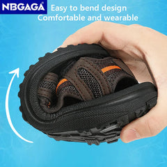 Boys' Sport Sandals, Breathable Soft-Sole Beach Shoes