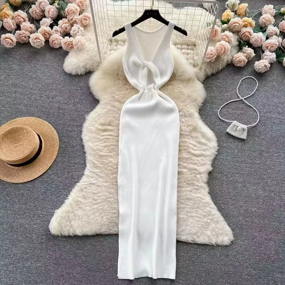 Summer Sleeveless Maternity Dress