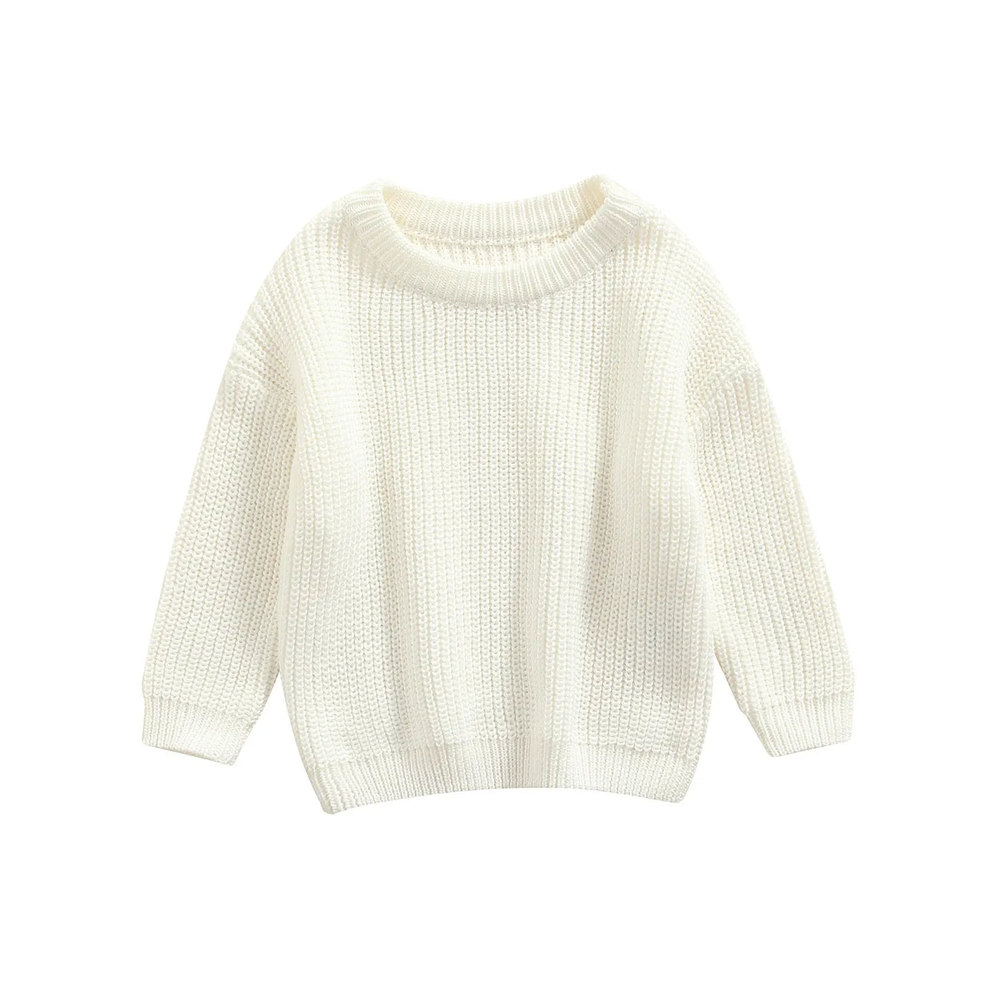Newborn Knitwear Long Sleeve Cotton Pullover Tops - PAMU8