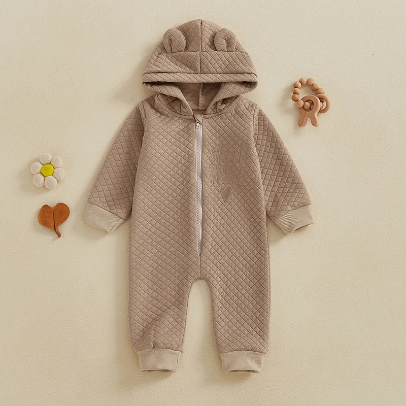Hooded Embroidery Letter Outfit