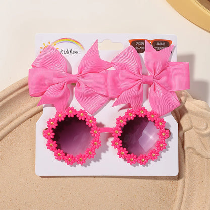 3Pcs/set Hairclips Sunglasses