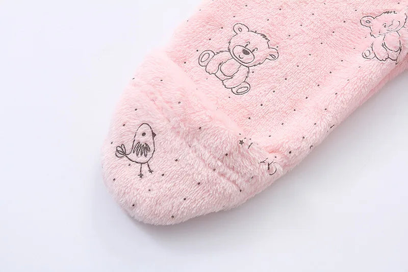Cartoon Soft Winter Baby Romper