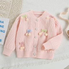 Cute Flower Bow Girls Outfit