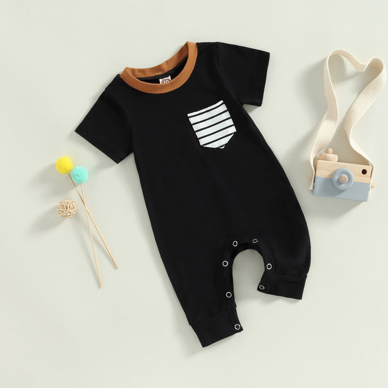 Newborn Jumpsuit 3M to 18M | Soft Cotton Short Sleeve