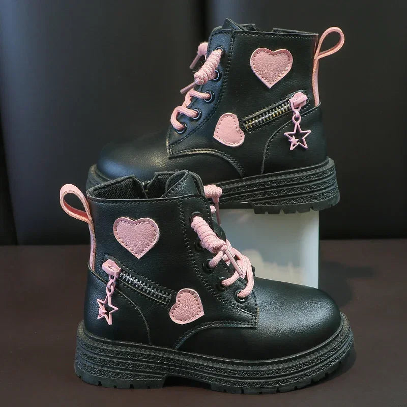 ‌Girls Snow Furry Ankle Boots