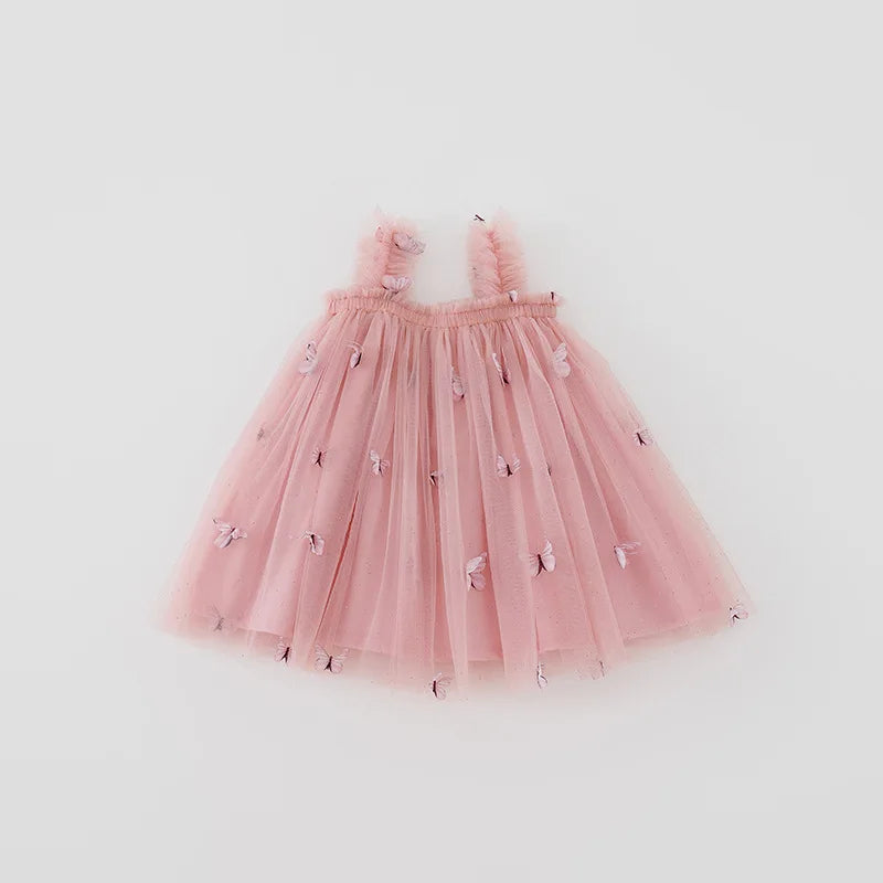 Girl's Sweet Mesh Gown