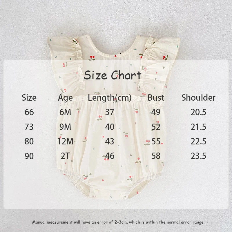 Cherry Girls Bow Jumpsuit