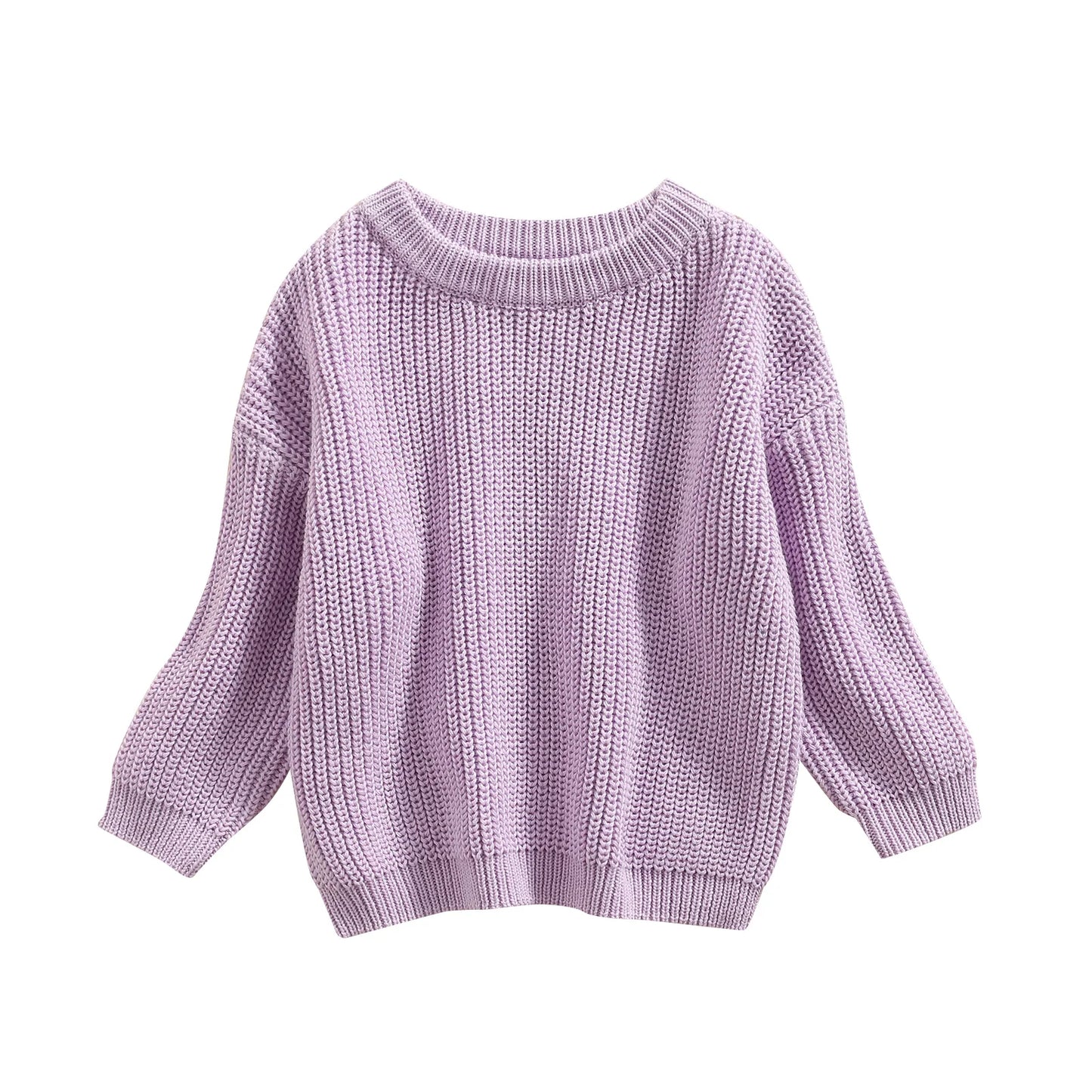 Newborn Knitwear Long Sleeve Cotton Pullover Tops - PAMU8