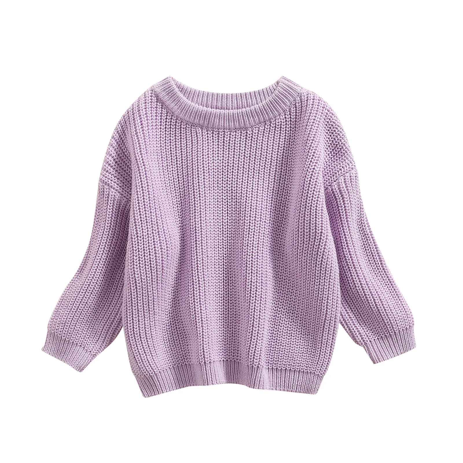 Newborn Knitwear Long Sleeve Cotton Pullover Tops - PAMU8