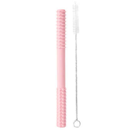 Molar Straw Baby Teether With Brush - PAMU8