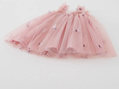 Girl's Sweet Mesh Gown