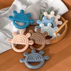 Baby Teething Toy, Soft Cartoon Chew Teether