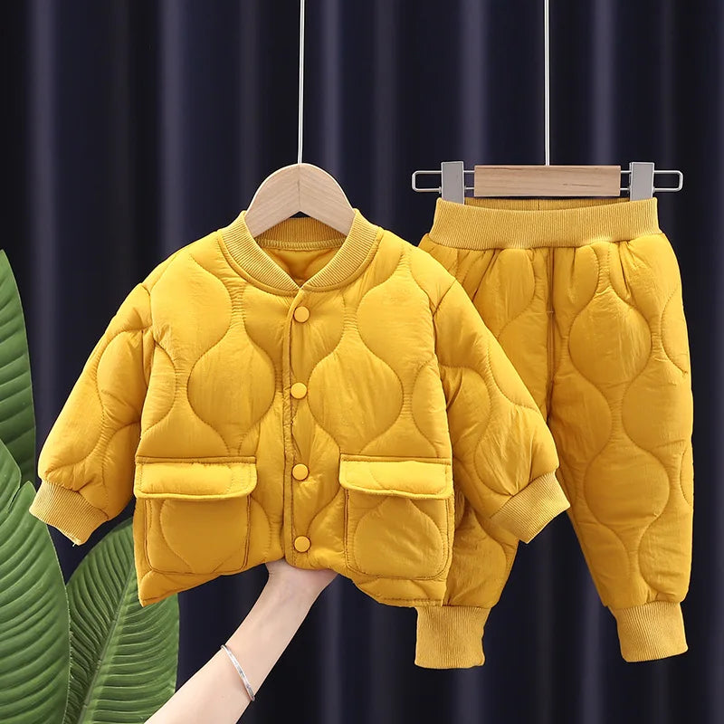 Baby Boys' Insulated Winter Set, Padded Jacket and Pants
