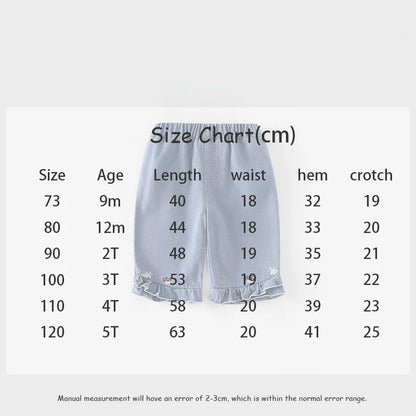 Girls Embroidered Rabbit Blouse