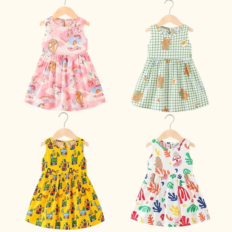 Girls Floral Summer Dress