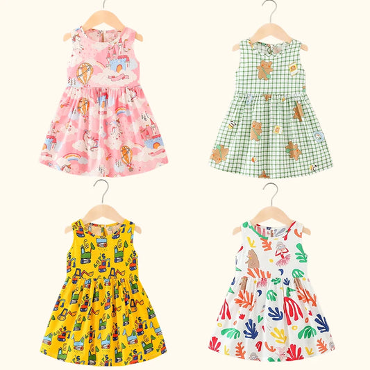 Girls Floral Summer Dress