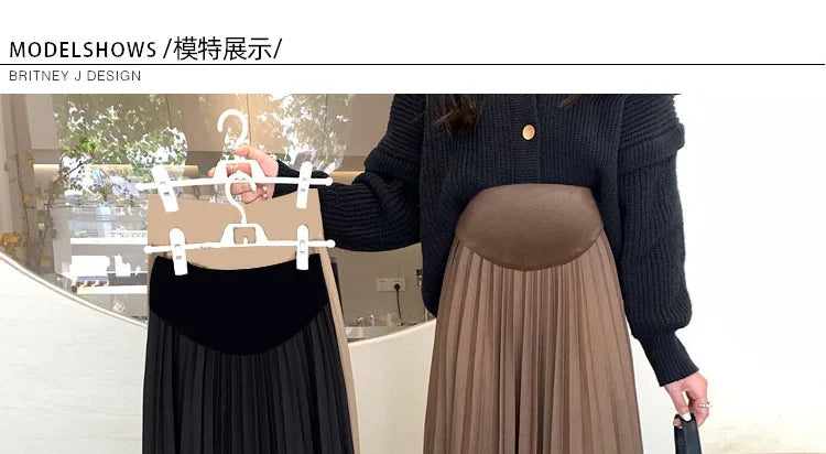 A-Line Casual Maternity Skirt