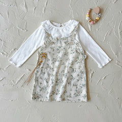 Ruffled Floral Print Dress